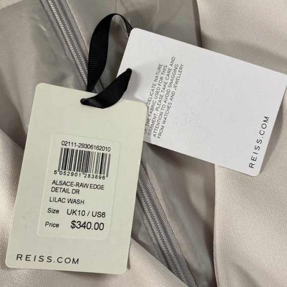 Reiss Alsace Dress in Lilac Wash - Picture 3 of 5